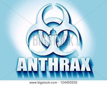 Anthrax virus concept background with some soft smooth lines