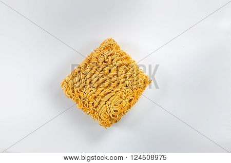 Asian Ramen Instant Noodles Isolated On White Background.nef