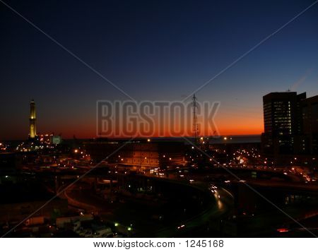 Ciudad en la madrugada