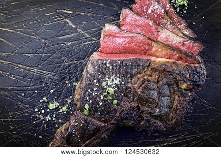 Barbecue Kobe Tomahawk Steak