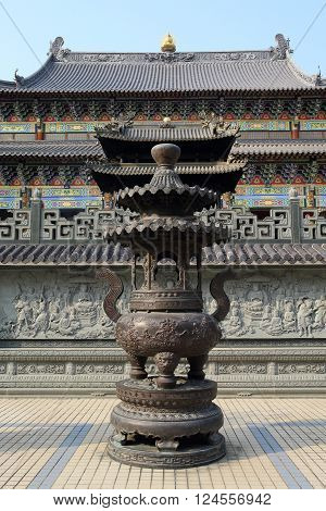 Dapeng Dongshan Temple, landmark in Shenzhen, China