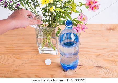 Add Some Soda Into Vase To Keep Cut Flowers Fresher