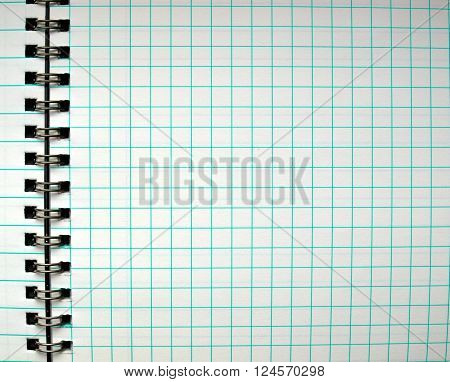 Blank Notebook Page