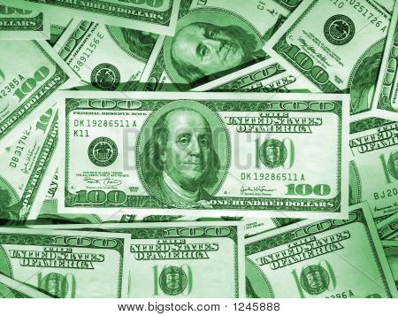 Zelené peníze pozadí