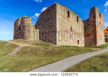 Ruins of the medieval castle in Bauska, Latvia
** Note: Visible grain at 100%, best at smaller sizes