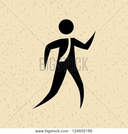 human figure design, vector illustration eps10 graphic