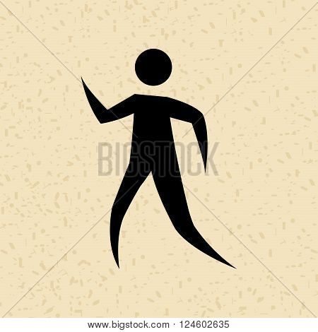 human figure design, vector illustration eps10 graphic