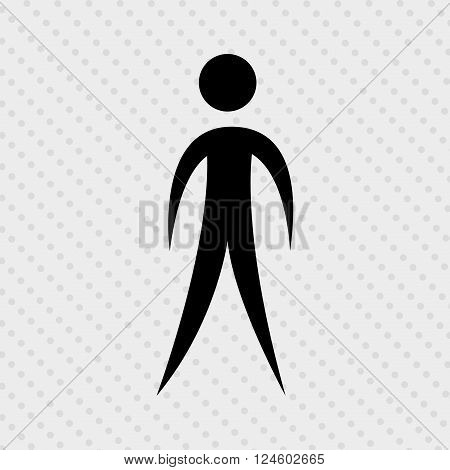 human figure design, vector illustration eps10 graphic