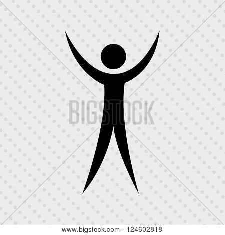 human figure design, vector illustration eps10 graphic