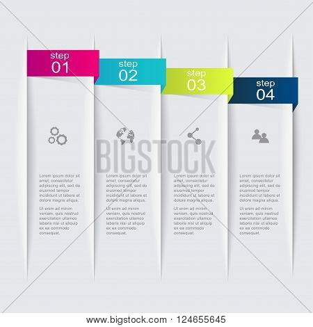 Vector Colorful Info Graphics For Your Business Presentations.