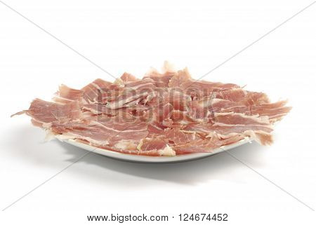 Iberian Ham Strips Cut