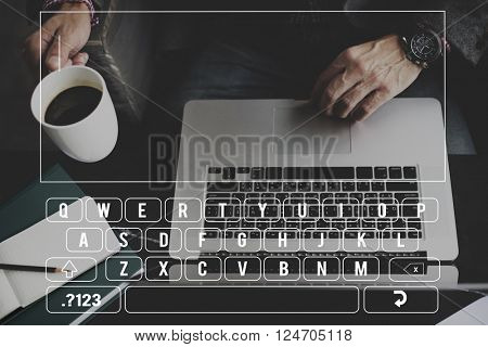 Keyboard Data Information Input Internet Typing Concept