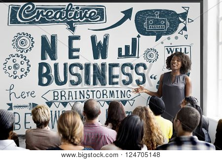 New Business Launch Start up Vision Concept