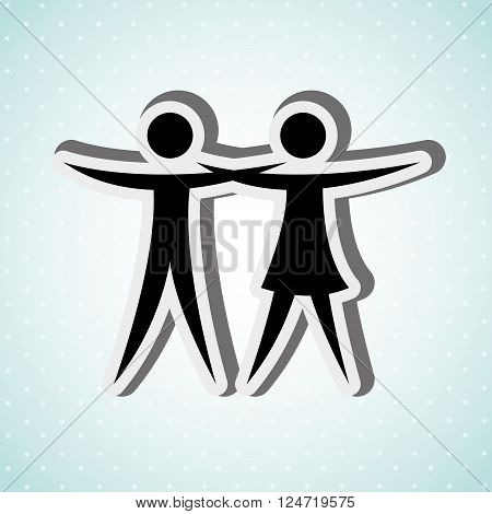 human figure design, vector illustration eps10 graphic
