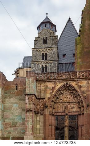 Wetzlar Cathedral is a large church in the town of Wetzlar Germany.Construction began in 1230 and is still unfinished. Portal