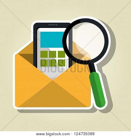 smartphone services design, vector illustration eps10 graphic