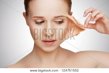beauty concept rejuvenation renewal skin care and skin problems
