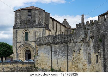 Saint-Emilion - one of the main red wine production areas of Bordeaux region France. The town is a UNESCO World Heritage site
