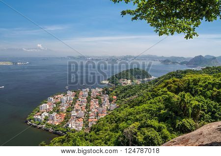 Urca district in Rio de Janeiro Brazil - Located at the bottom of the Sugarloaf