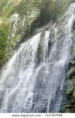 Klong lan Waterfall is big waterfall in thailand province Kampang phed