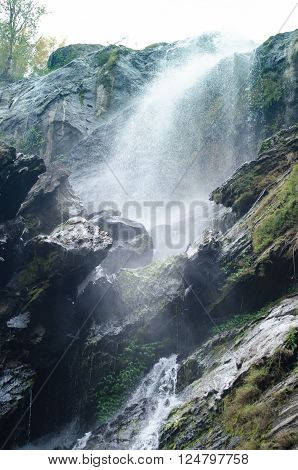 Klong lan Waterfall is big waterfall in thailand province Kampang phed