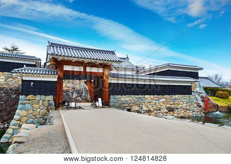 Ninomon (Inner Gate) at Matsumoto Castle in Matsumoto City Nagano Japan