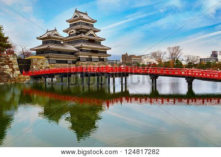 Matsumoto Castle in Matsumoto City Nagano Japan
