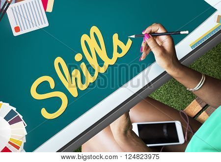 Skills Job Profession Expertness Aptitude Concept