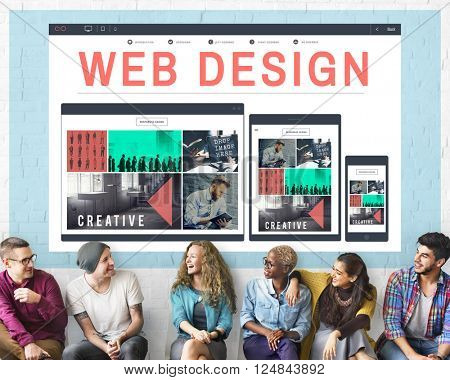 Homepage Online Technology Internet Website Concept