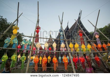 Asia Thailand Chiang Loy Krathong Festival