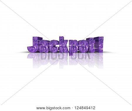 Jackpot -  3d word with reflection !