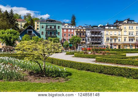 Beautiful Colorful Buildings And Park - Gmunden Upper Austria Austria Europe
