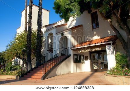 San Gabriel California/ USA.April 3 2016: Photo of San Gabriel City Hall