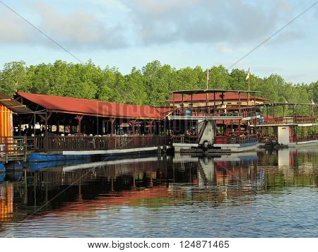 DESARU JOHOR MALAYSIA - NOVEMBER 19: Sights From The Bujang Sungai Lebam River Cruise November 19, 2014  in Desaru Johor, Malaysia
