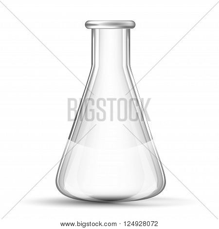 illustration of laboratory apparatus isolated on a white background