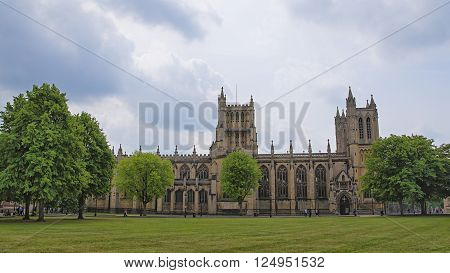 Bristol Cathedral in Bristol in South West of England. It is fully called as Cathedral Church of the Holy and Undivided Trinity. It was founded in the 12th century.