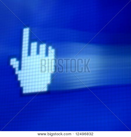 cursor de dedo