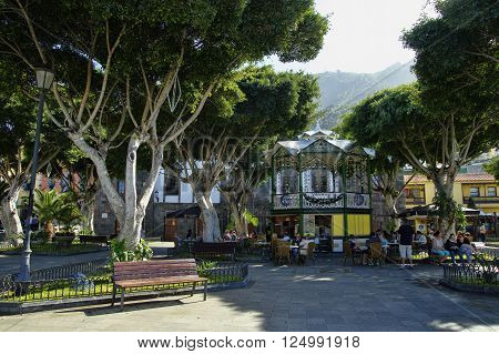 GARACHICO, TENERIFE: JANUARY 3 - Garachico town on nothern part of Tenerife island on January 3, 2016. Canary Islands, Spain