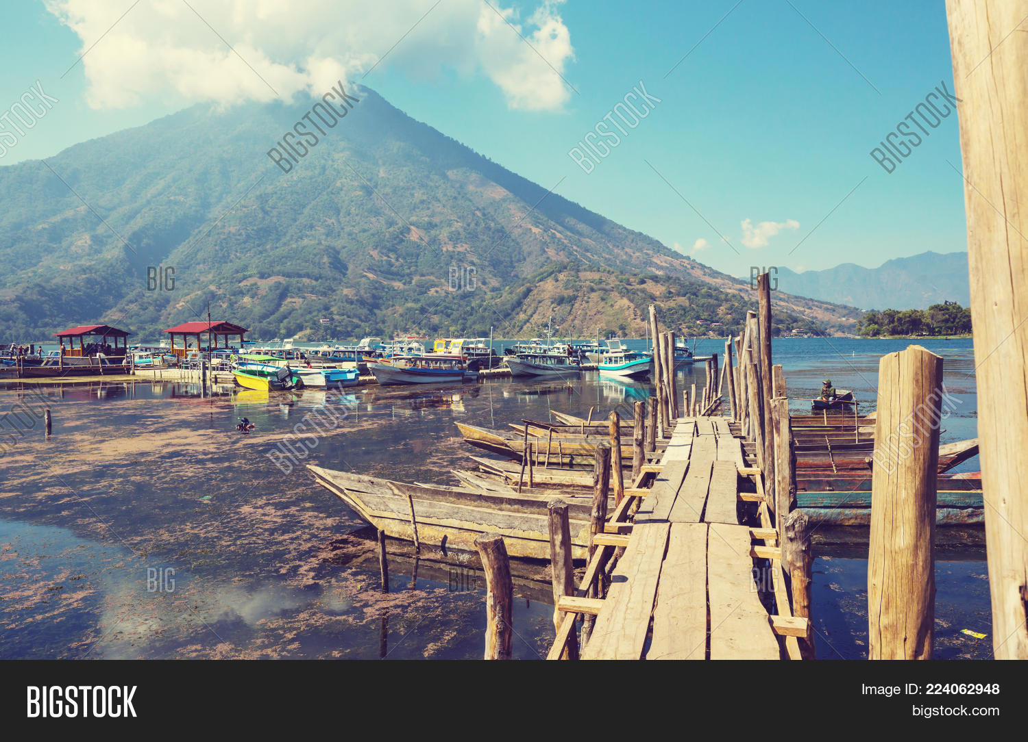 Beautiful Lake Atitlan Image & Photo (Free Trial) | Bigstock