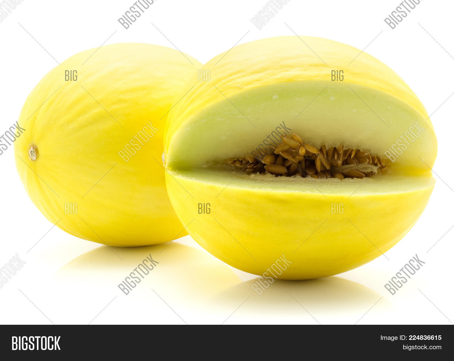 Two Yellow Honeydew Image & Photo (Free Trial) Bigstock