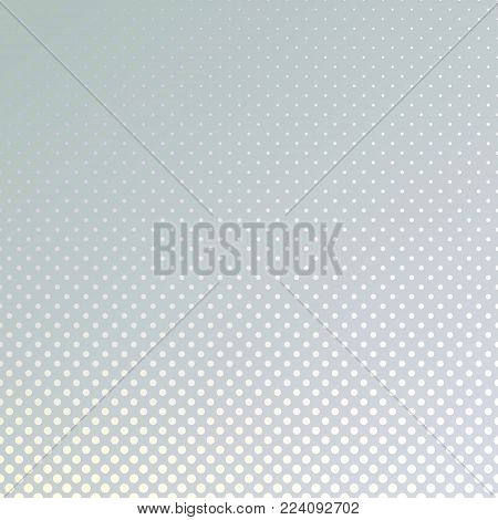 Halftone circle pattern background - gradient vector graphic design from dots in varying sizes