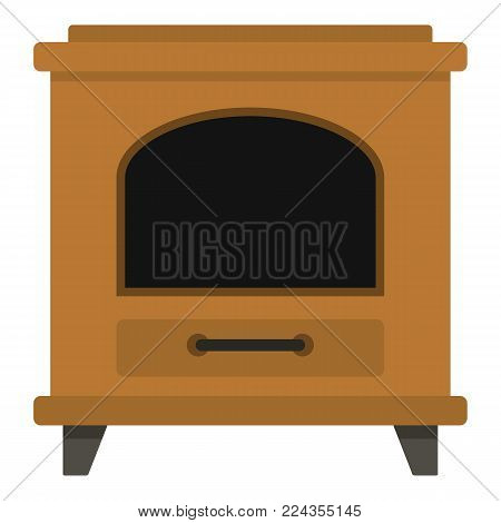 Ancient oven icon. Cartoon illustration of ancient oven vector icon for web
