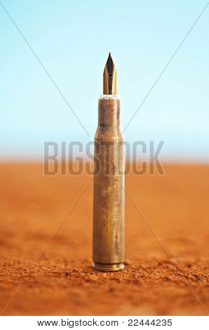 zurück zum Schulkonzept gegen Waffen für Kinder, geben ihnen Stifte nicht Kugeln