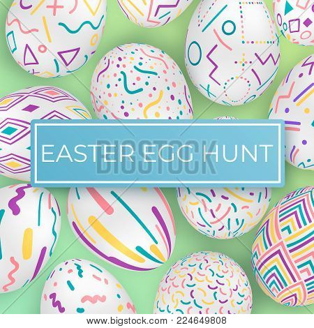 easter egg hunt vector photo free trial bigstock egg hunt background