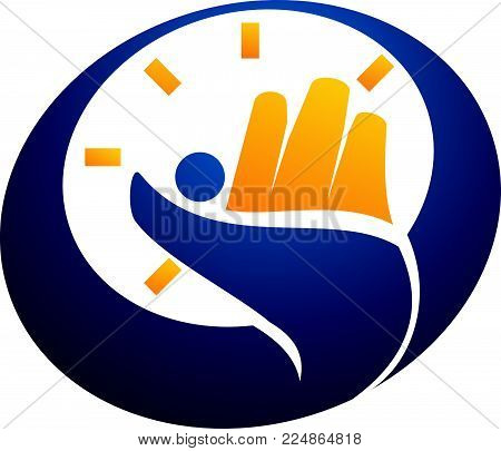 Success Time Management Logo Design Template Vector