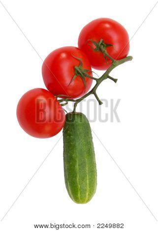 Tomater och gurka