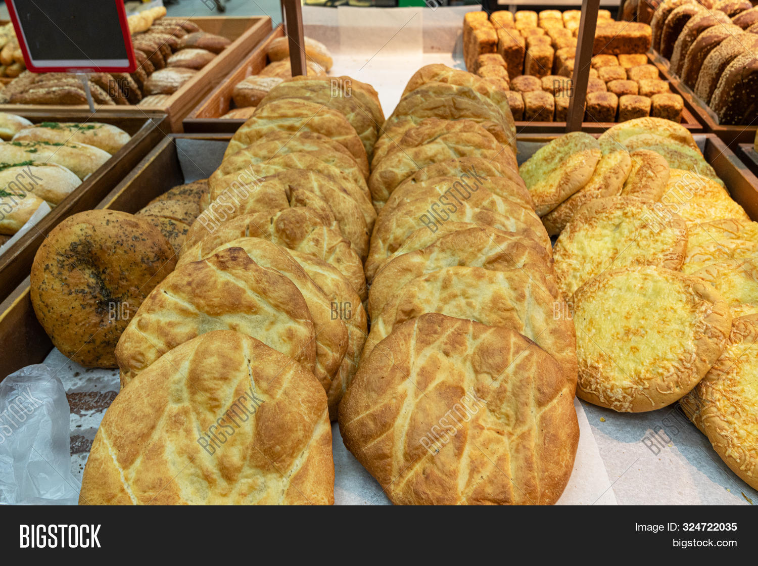 Pita Bread On Wooden Image & Photo (Free Trial) Bigstock
