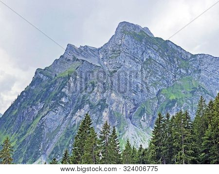 Plattenberg Mountain Above The Oberseetal Valley And In The Glarus Alps Mountain Masiff, Nafels (näf