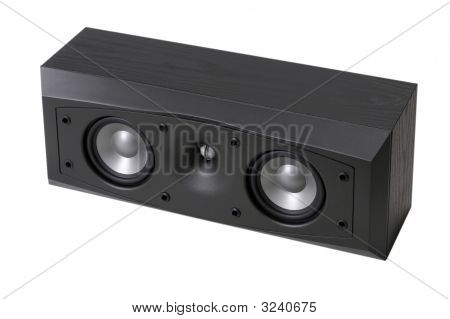 Center-Kanal-Lautsprecher auf weiß