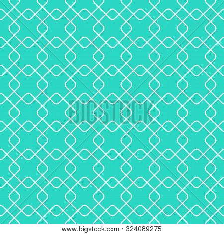 Linear Geometric Vector Seamless Pattern In Flat Modern Style. Eps 10